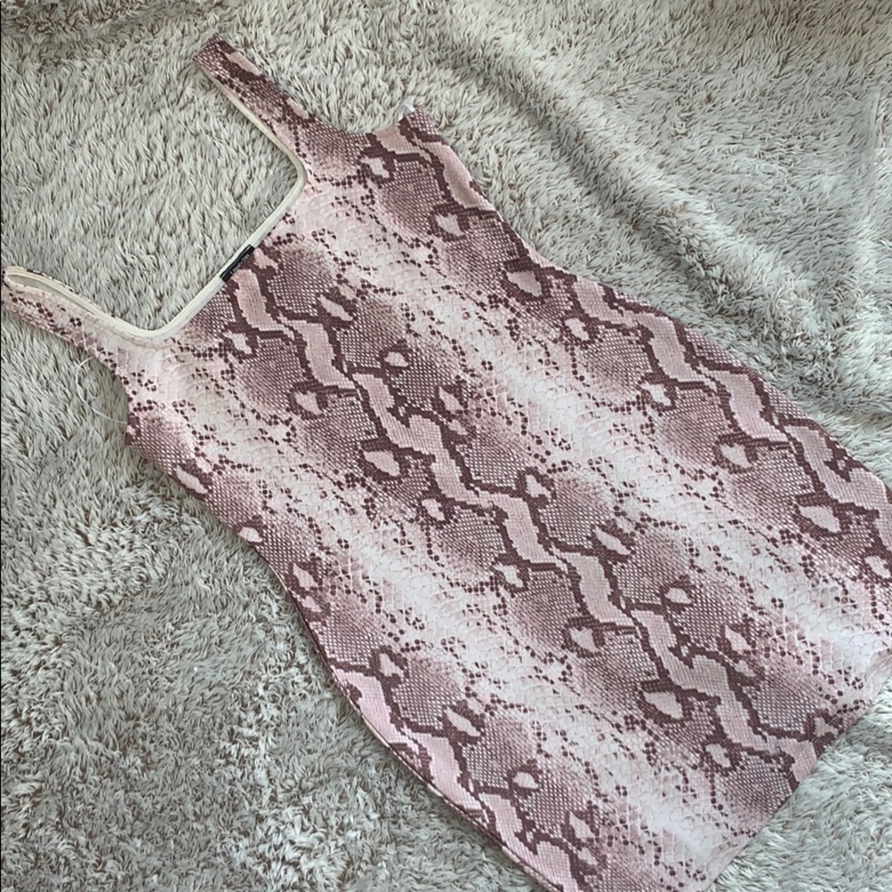 Snakeskin dress